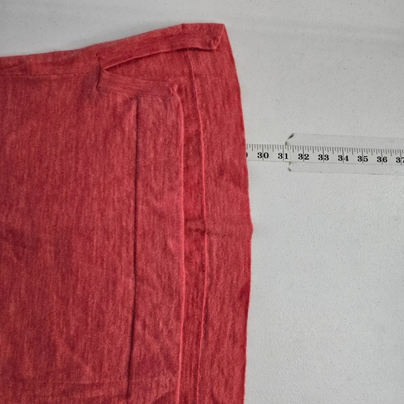 J. Jill Petite Merino Wool Sweater Pink Button Sleeve Slit Tunic Top S - Picture 3 of 8